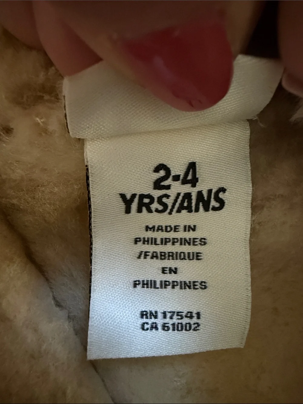 UGG Kids Genuine Shearling Sheepskin Trapper Hat Chestnut 2-4Y
